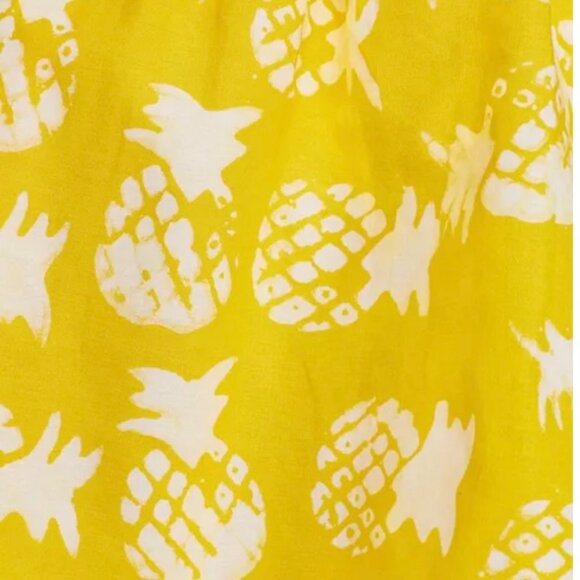 AQUA BLOOMINGDALES STUDIOS X 189 YELLOW AND WHITE MINI DRESS NWOT XS - Picture 3 of 6